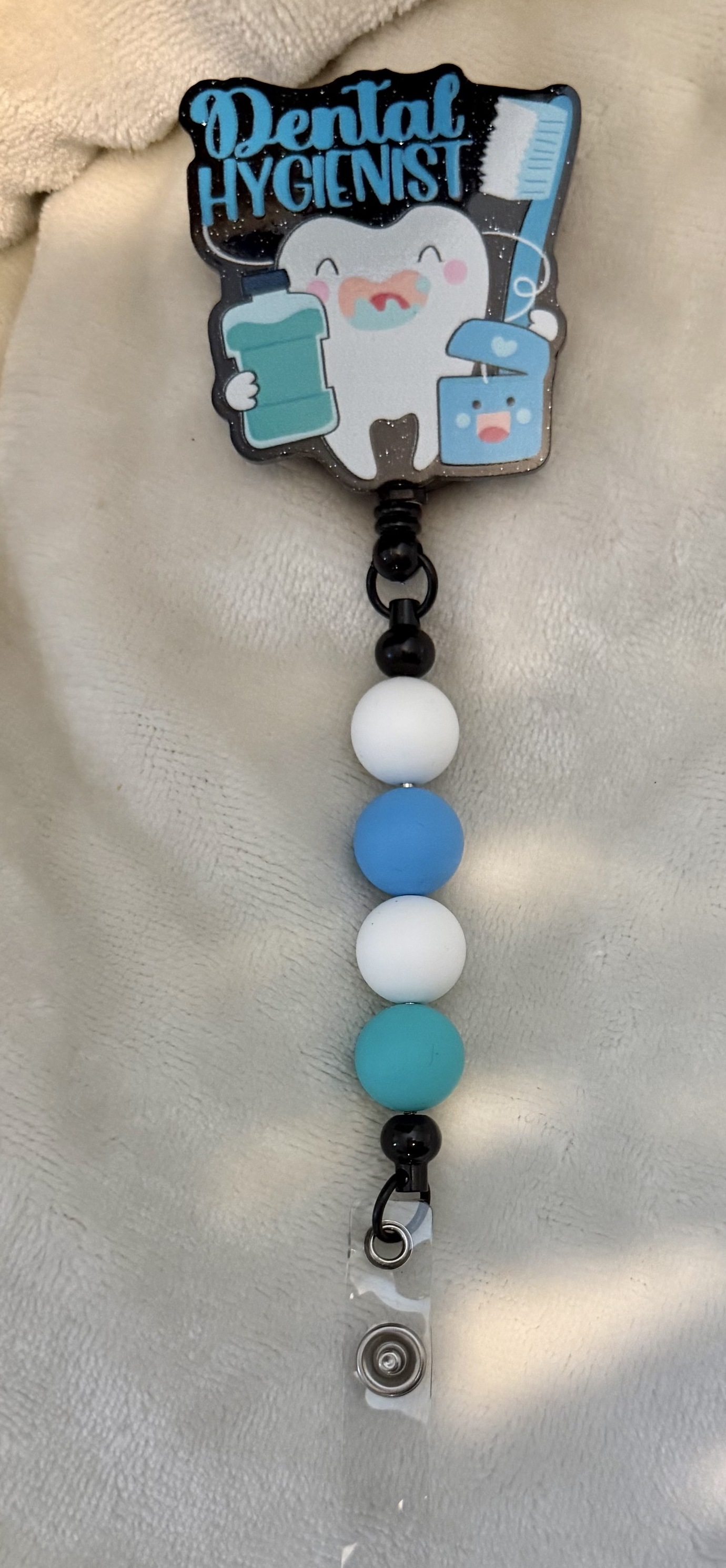 Happy Hygienist, Badge reel by Ain't That Some Crafts