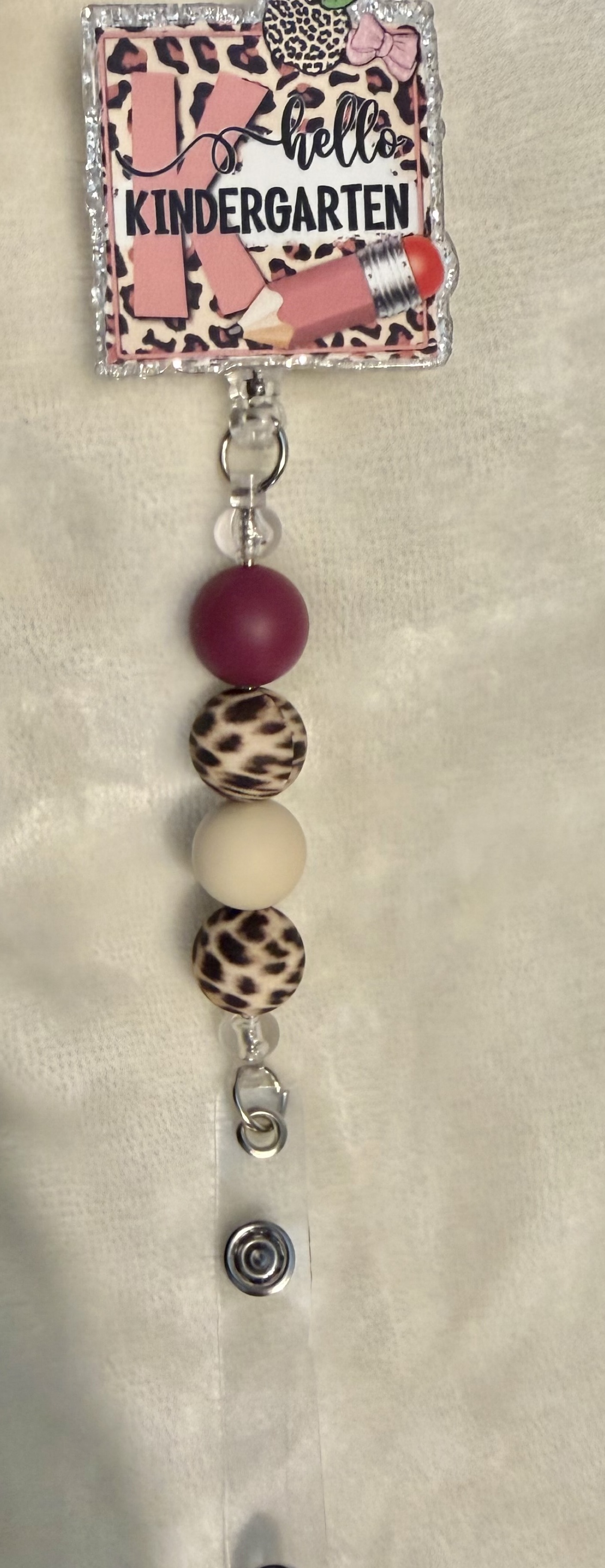 Hello Kindergarten, Badge reel by Ain't That Some Crafts