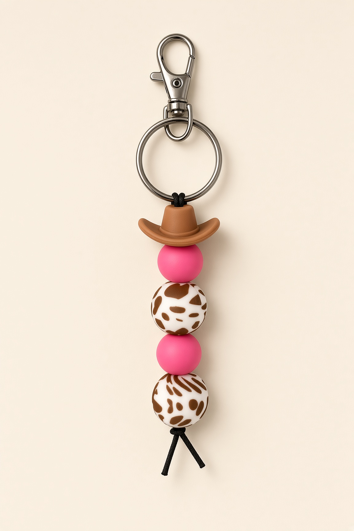 Cowgirl Hat Keychain, Keychain by Ain't That Some Crafts