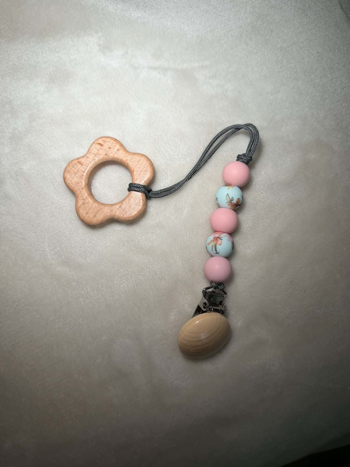 Blossom Ring, Teether by Ain't That Some Crafts