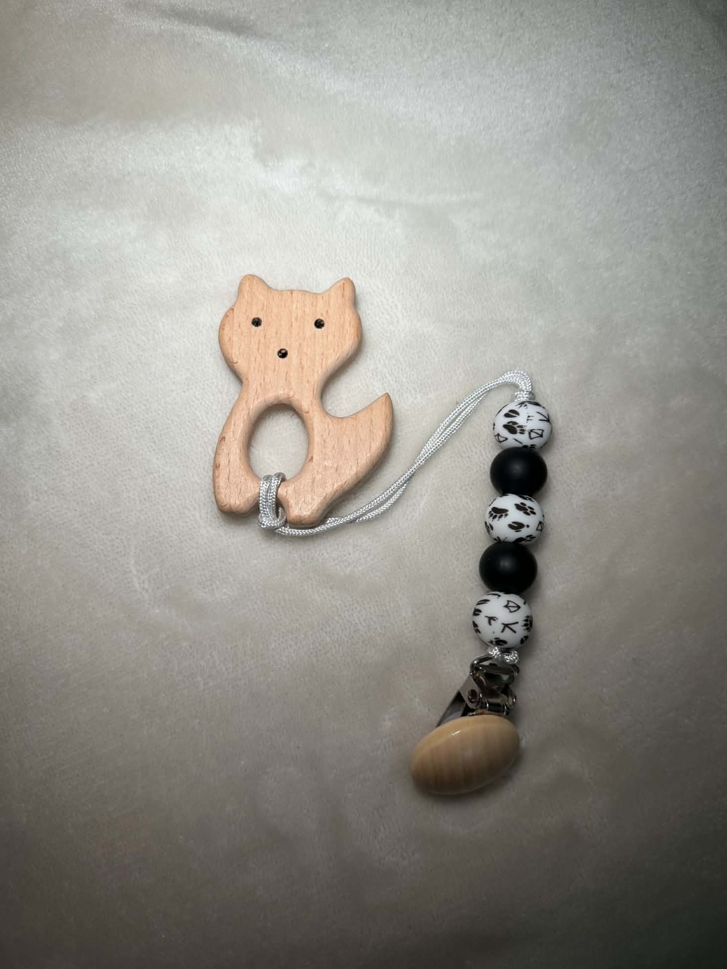 Foxy Paws, Teether by Ain't That Some Crafts
