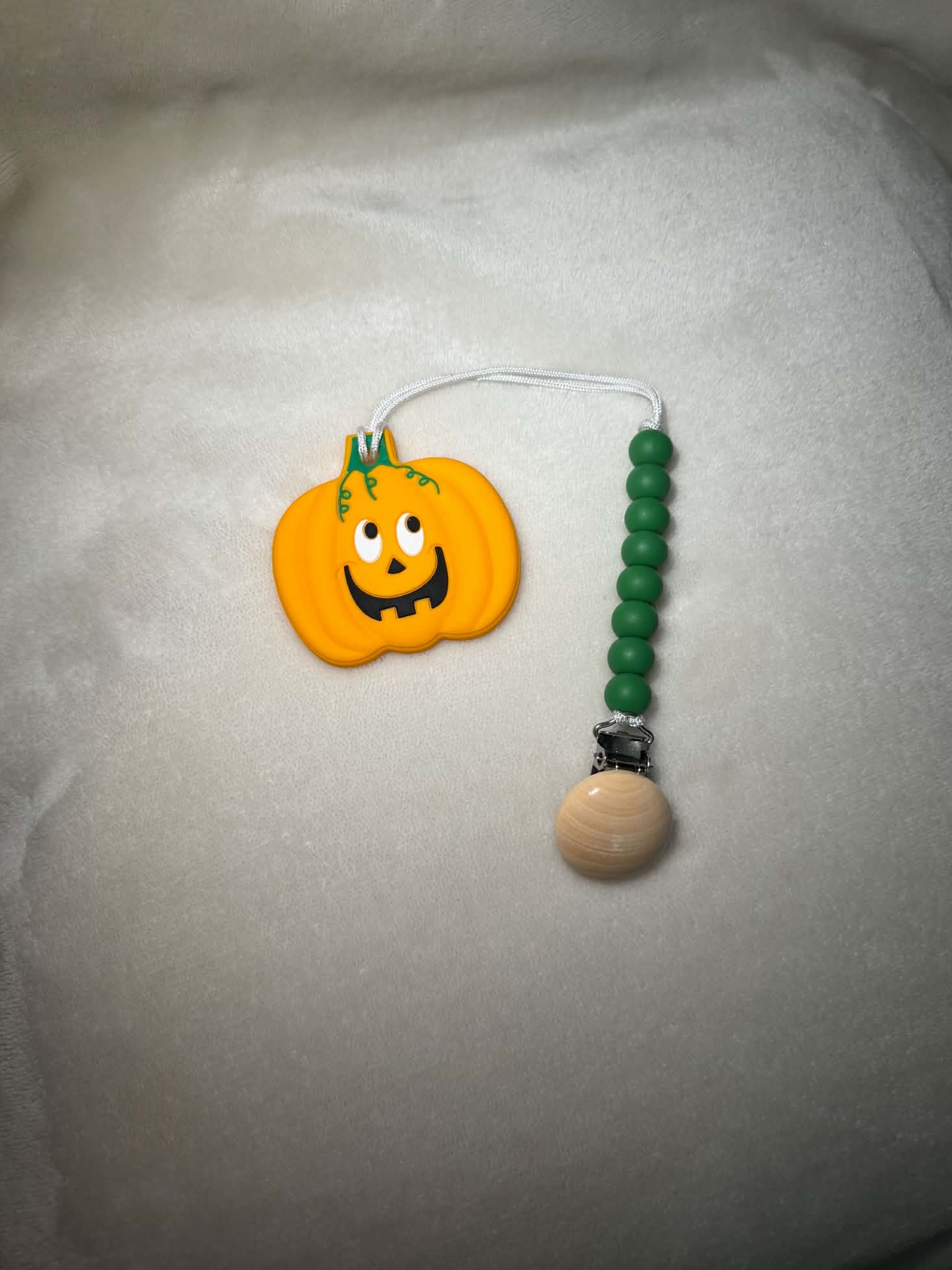 Happy Pumpkin, Teether by Ain't That Some Crafts
