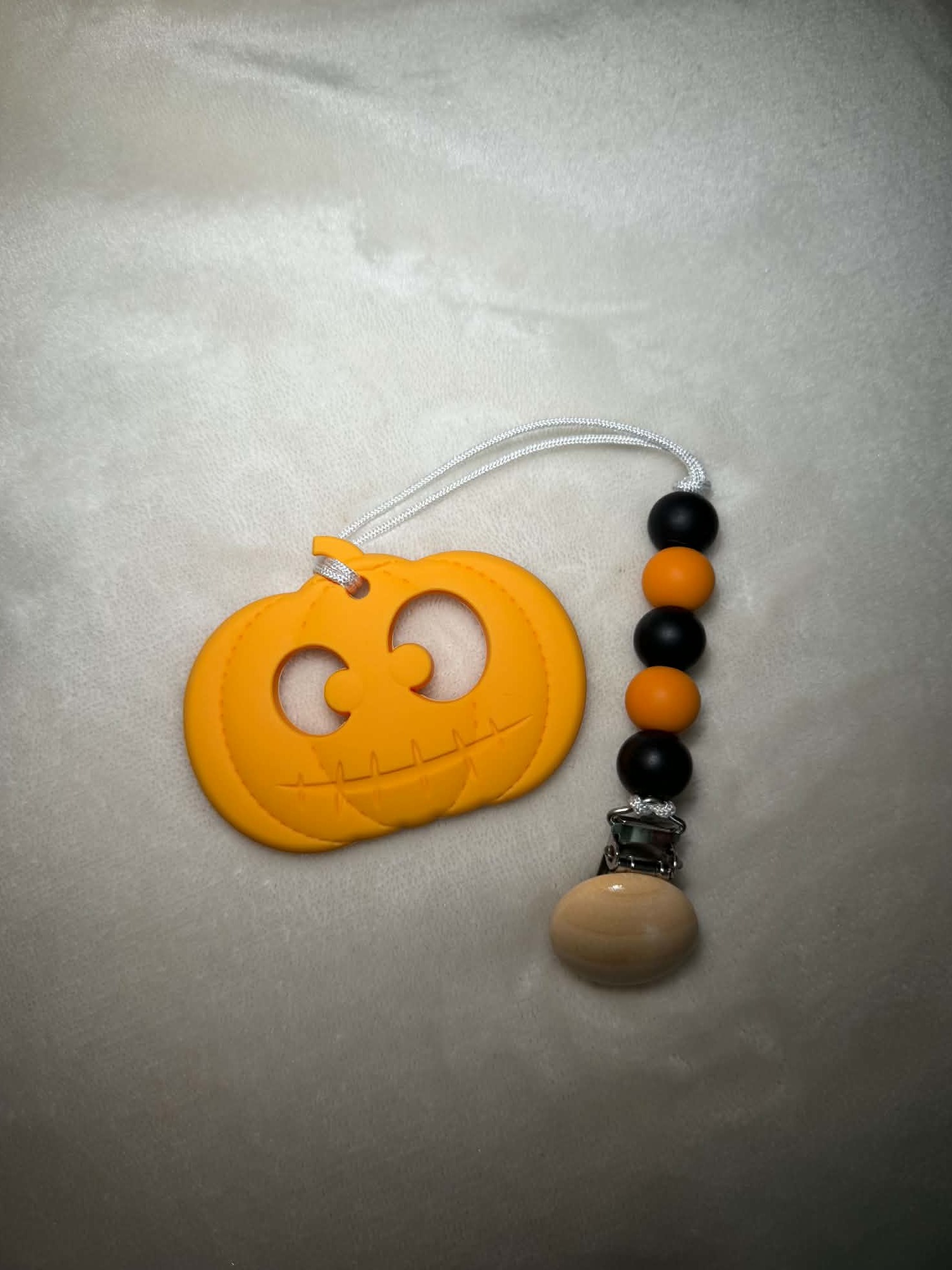 Jack-O-Lantern, Teether by Ain't That Some Crafts