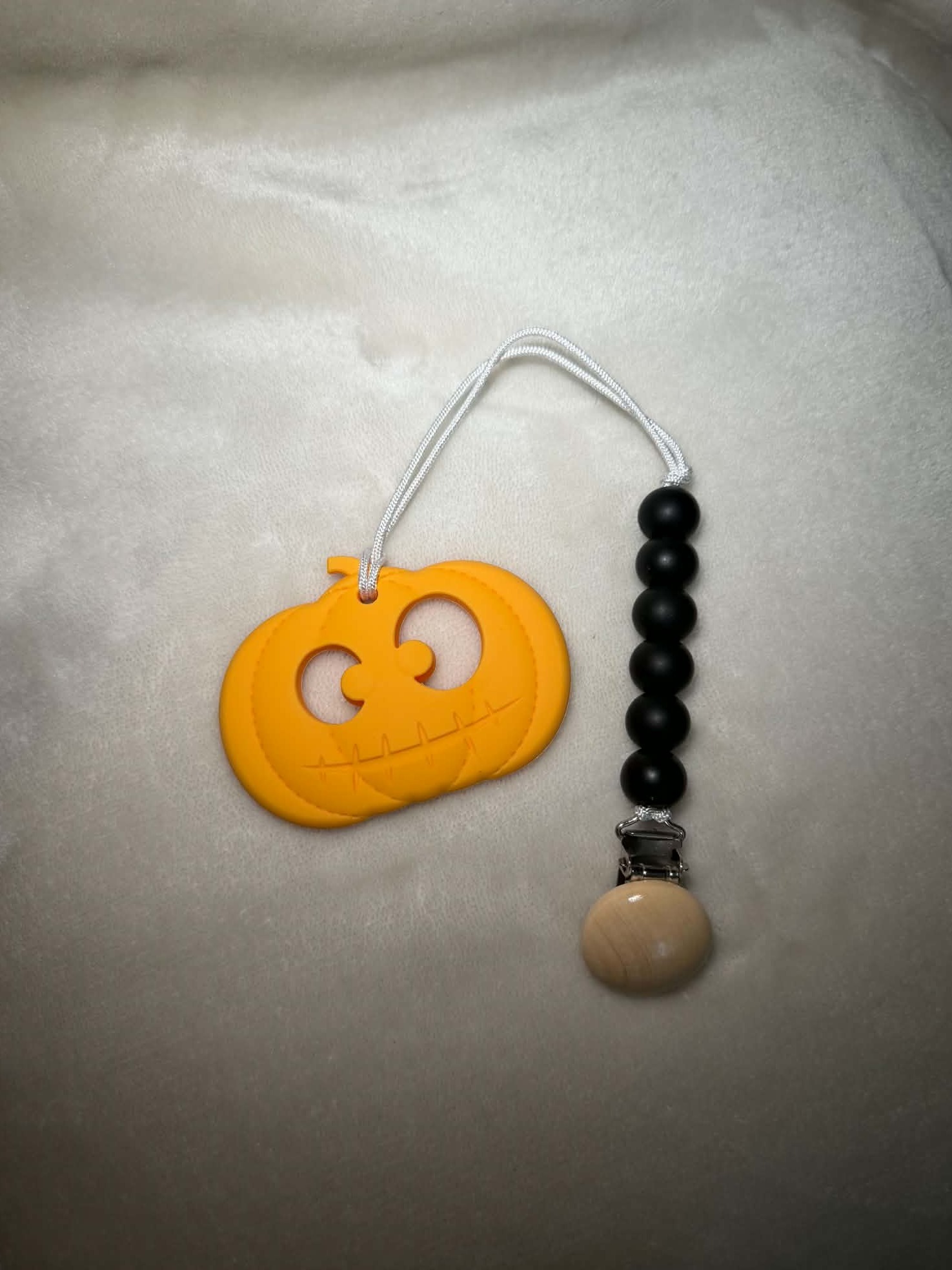 Midnight Pumpkin, Teether by Ain't That Some Crafts
