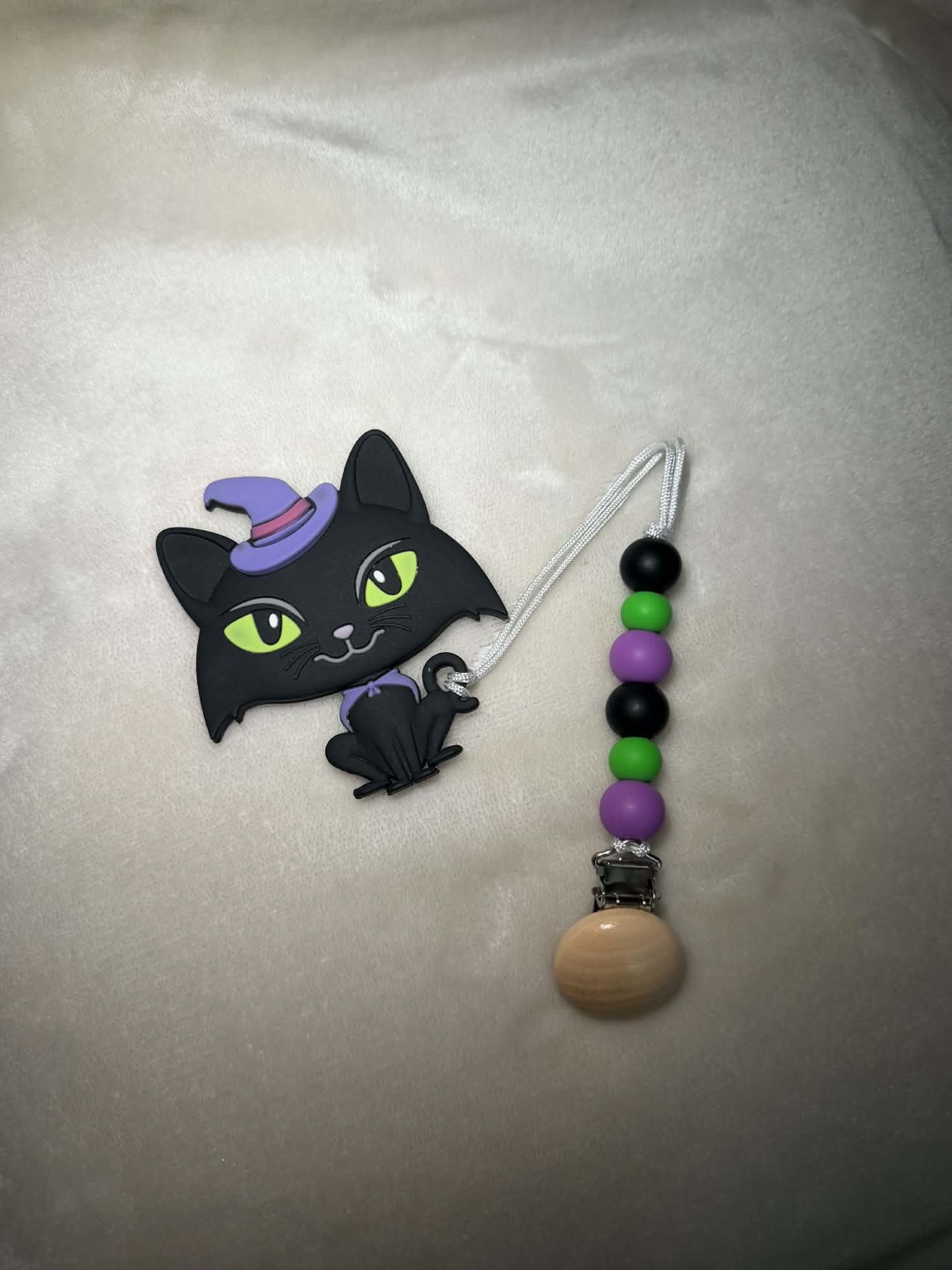 Witchy Kitty, Teether by Ain't That Some Crafts